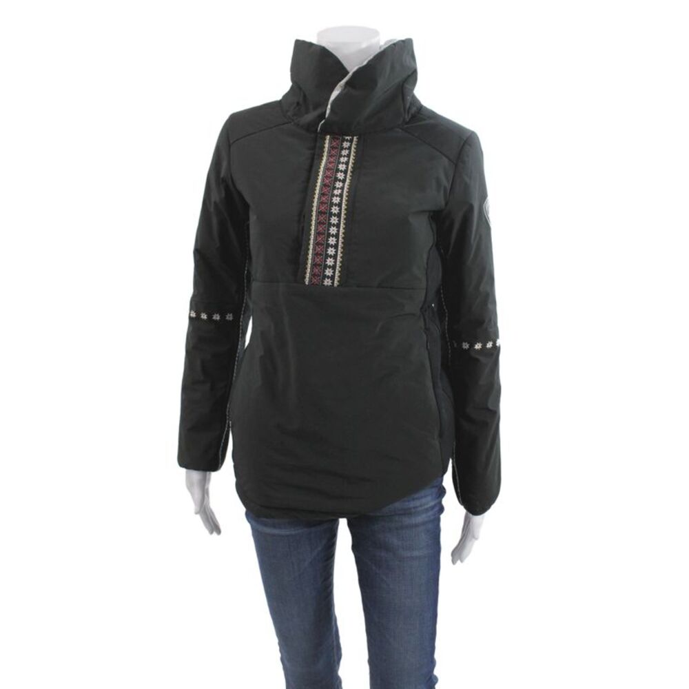 Alp N Rock Women Black Anorak Polyester Zip Long Sleeve Size 1